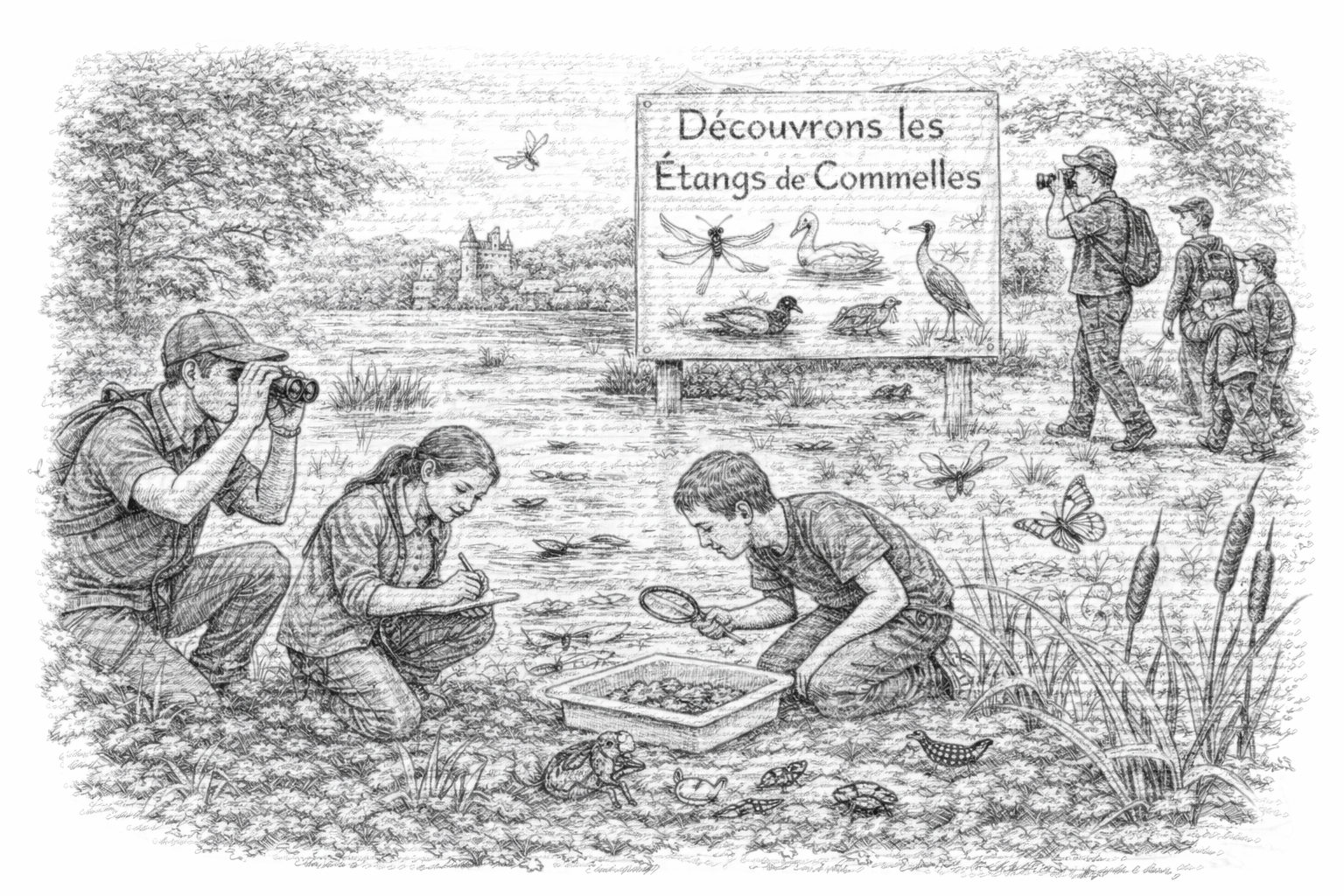 Découvrons les étangs de Commelles